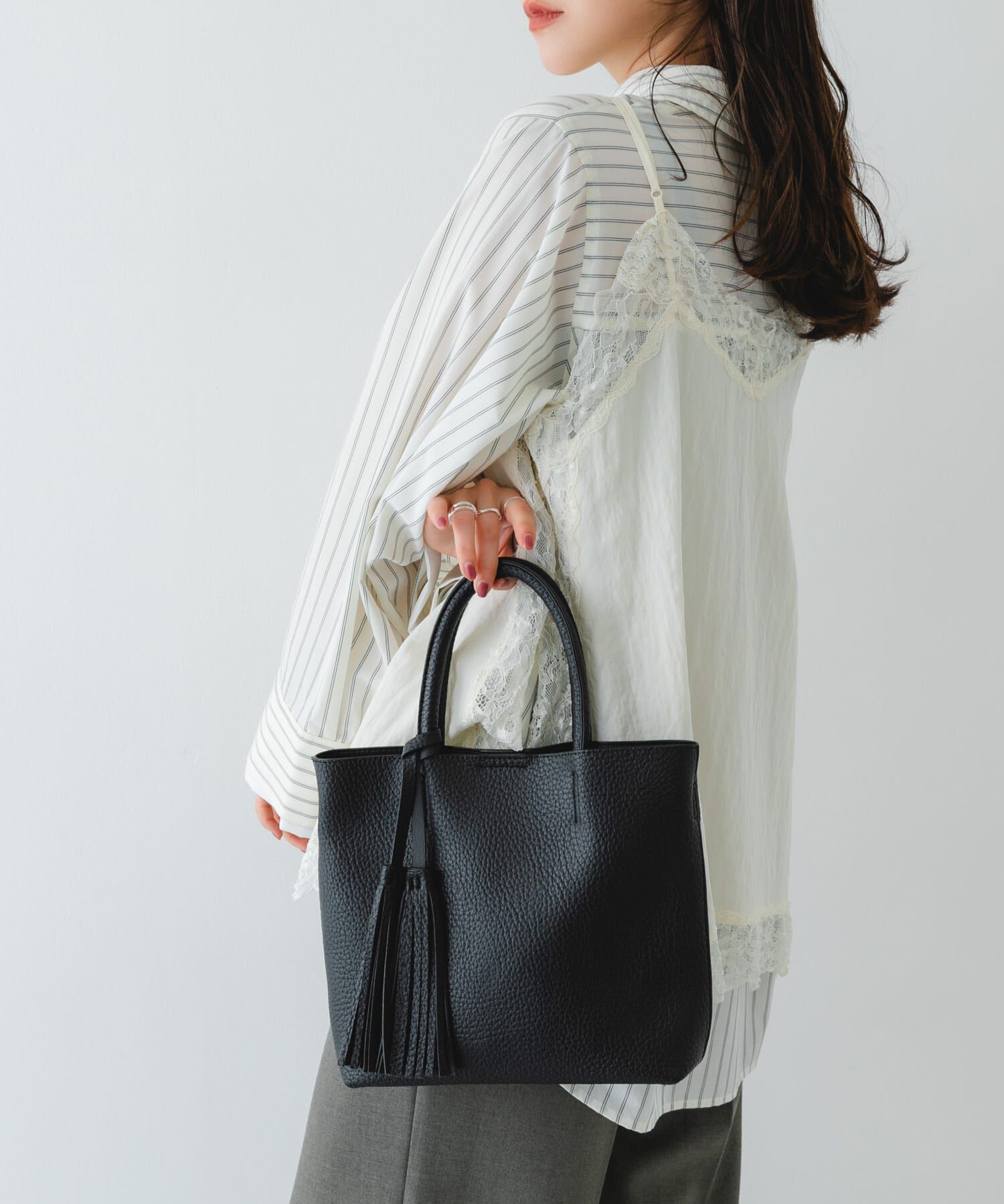 RODE SKO「『Sサイズ』タッセル軽量2WAYプチトートバッグ」|トートバッグ|