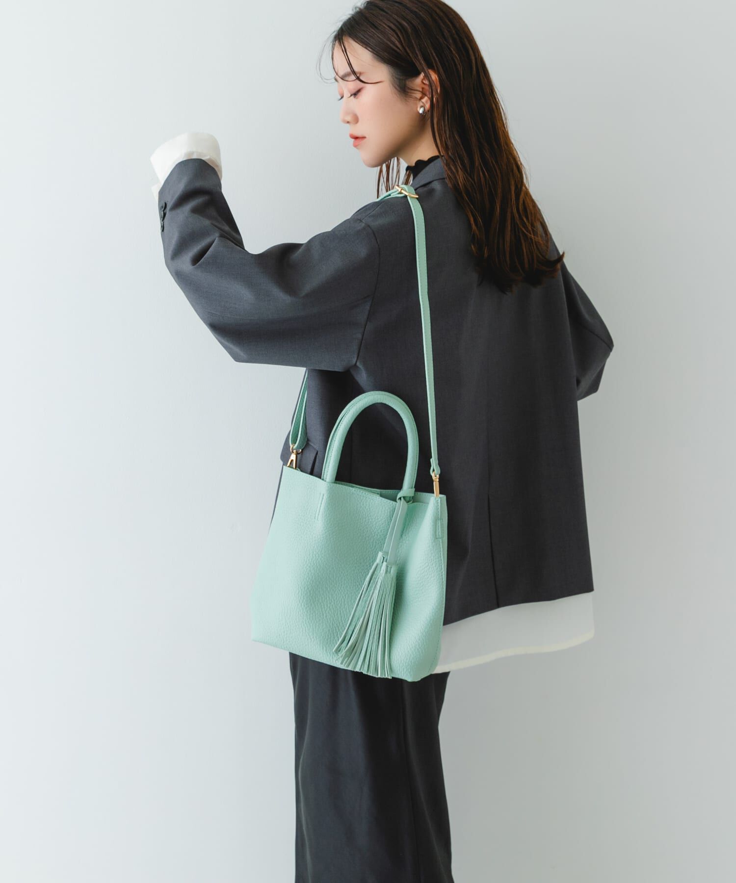 RODE SKO「『Sサイズ』タッセル軽量2WAYプチトートバッグ」|トートバッグ|