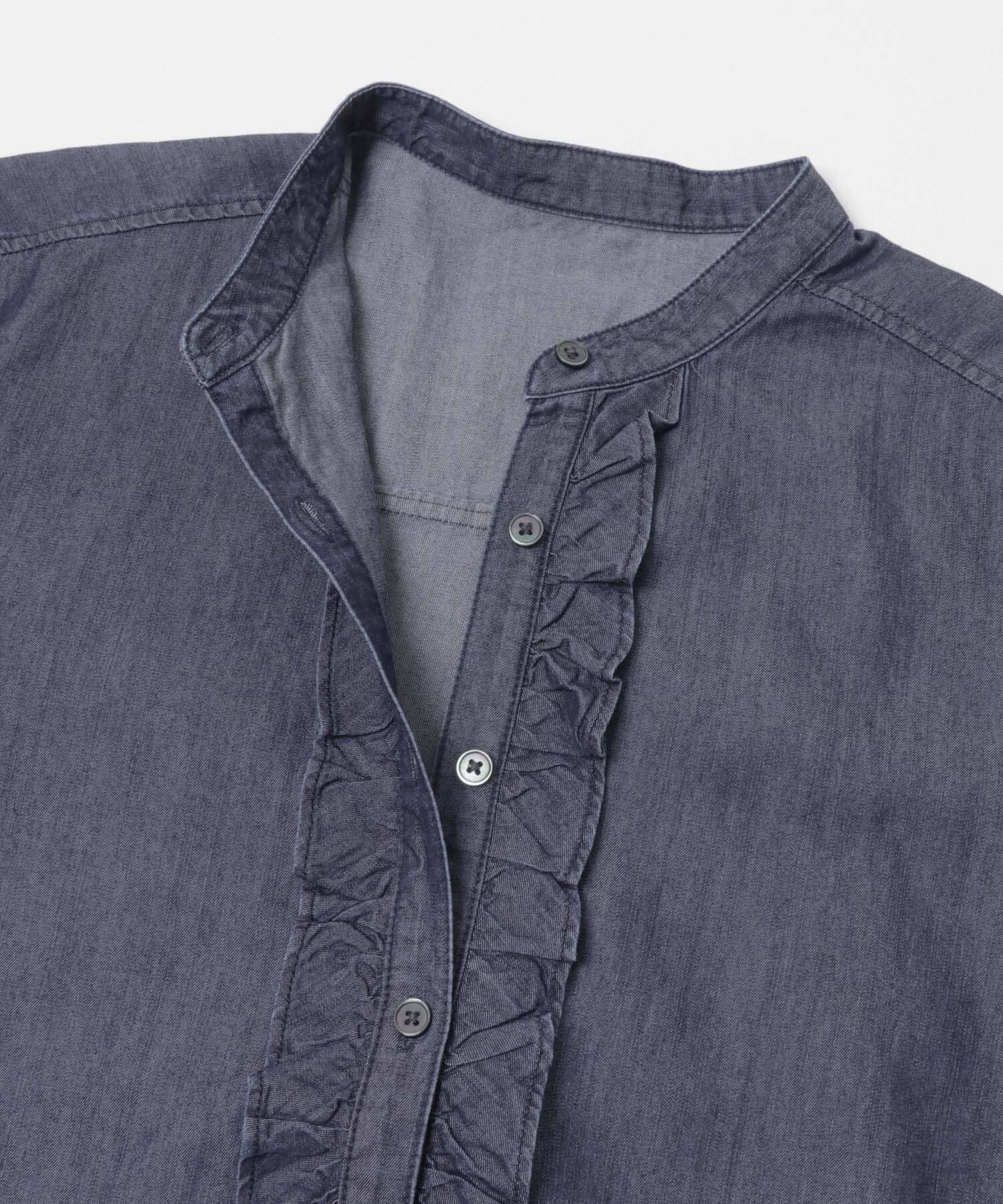 URBAN RESEARCH DOORS「フロントフリルシャツ」|シャツ・ブラウス|