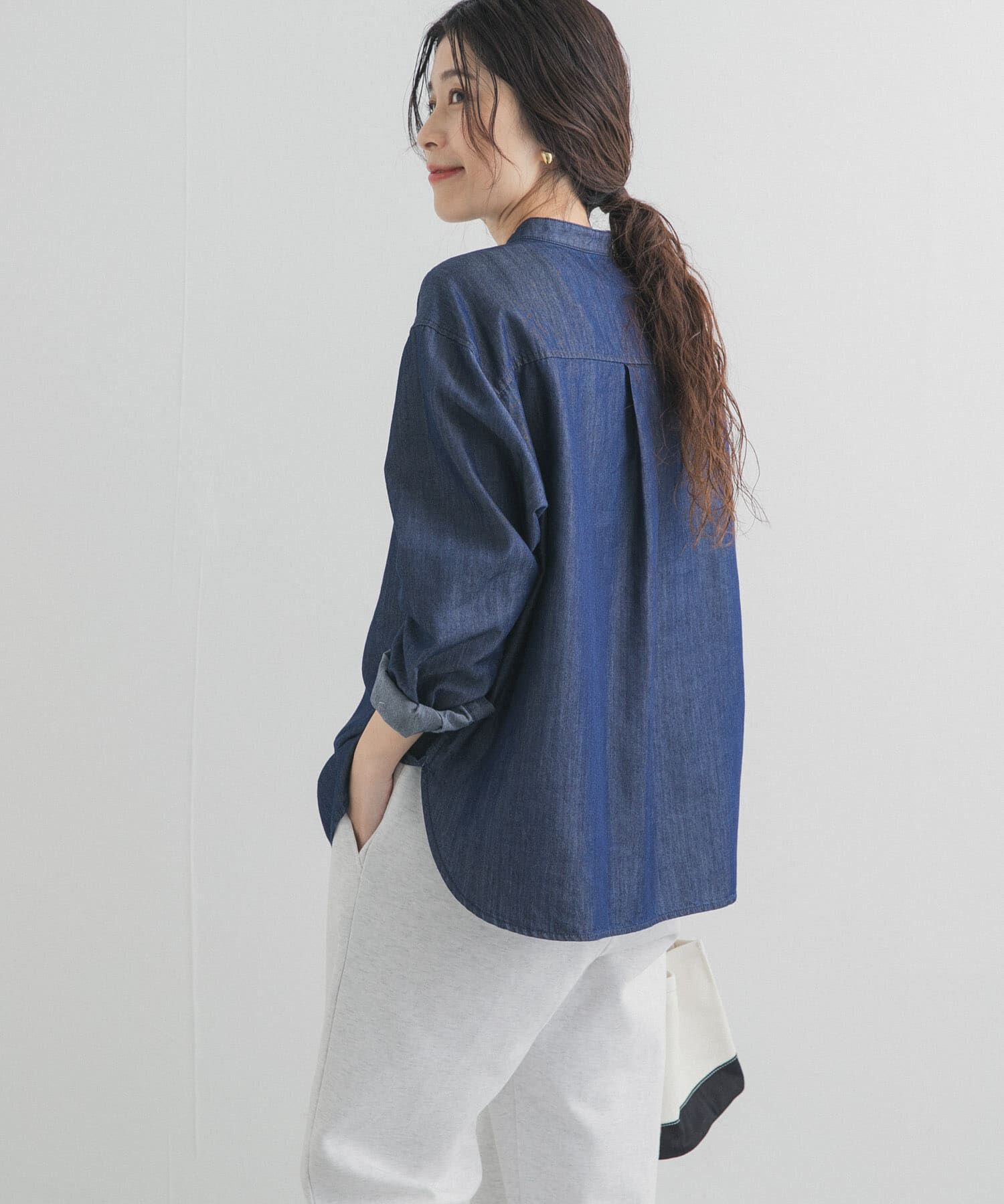 URBAN RESEARCH DOORS「フロントフリルシャツ」|シャツ・ブラウス|