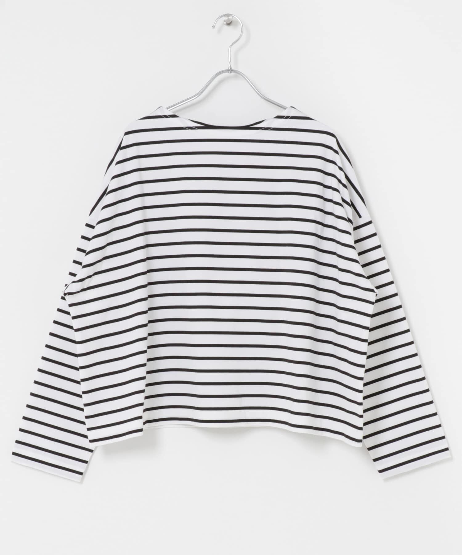 かぐれ「クロップドボーダーカットソー」|Tシャツ・カットソー|
