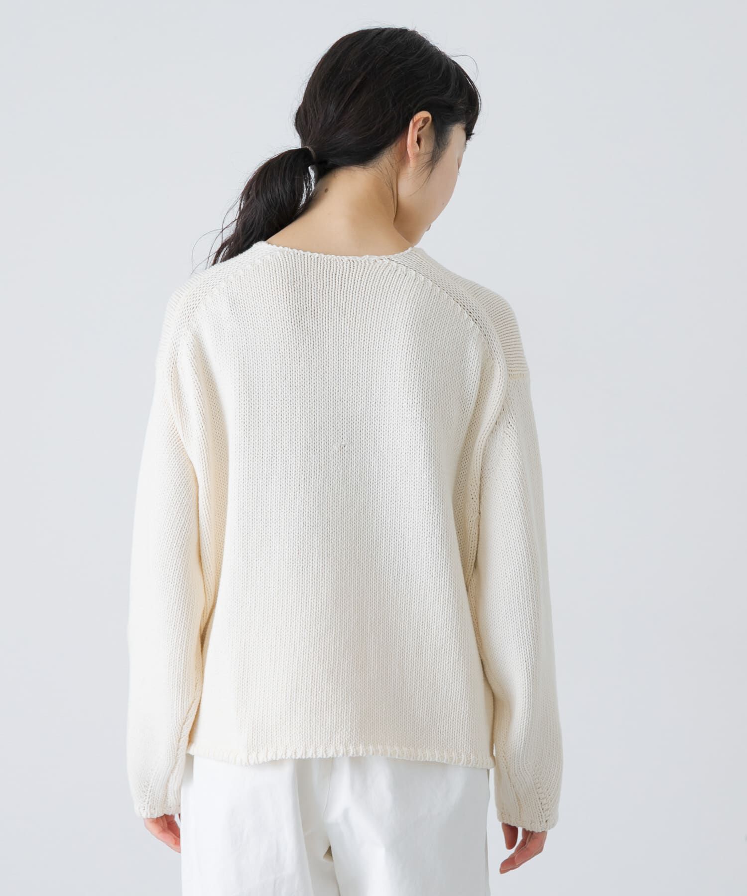 かぐれ「コットンローゲージショートカーディガン」|カーディガン|