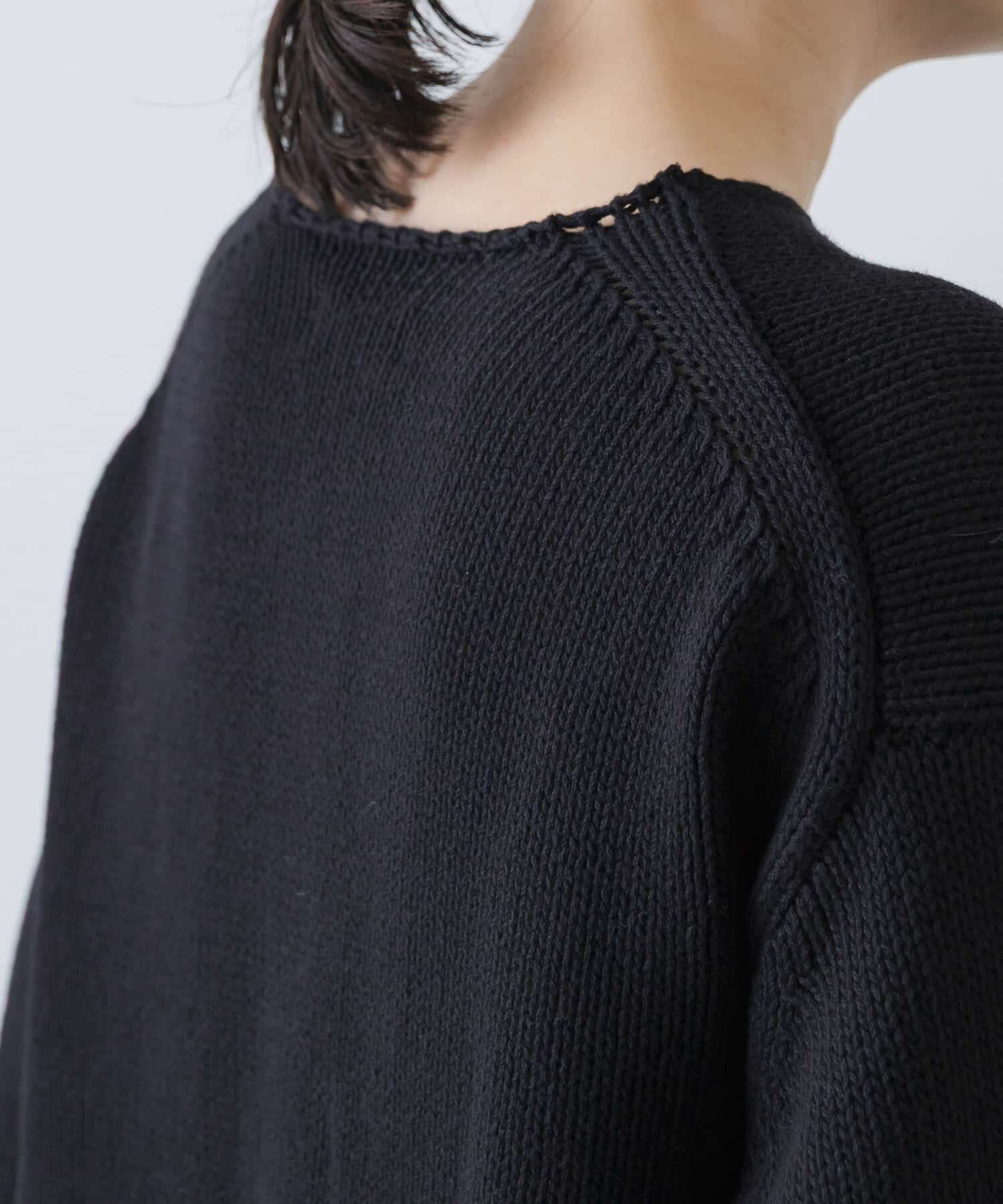 かぐれ「コットンローゲージショートカーディガン」|カーディガン|