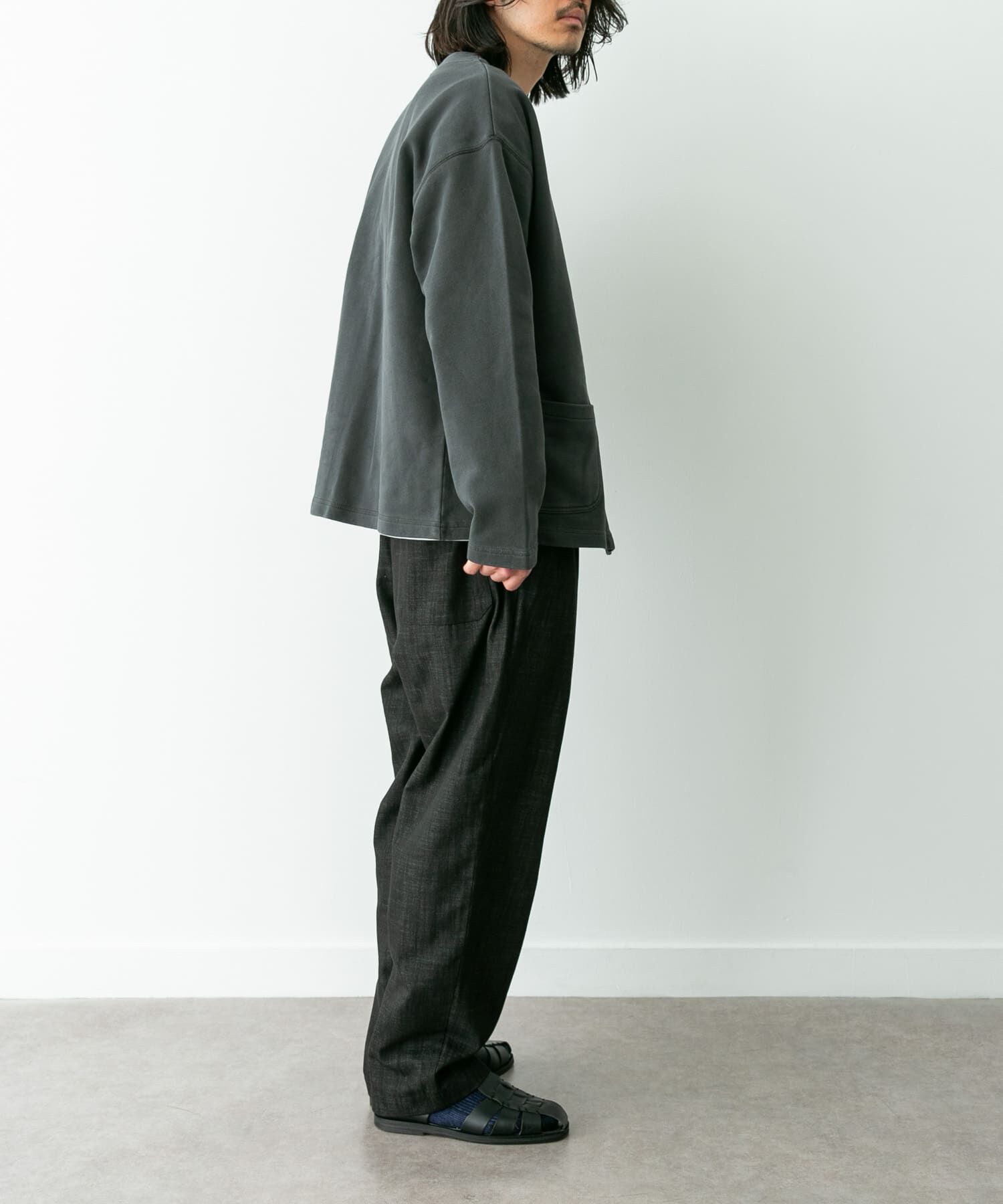 Sonny Label 「デニムライクイージーワイドパンツ」|デニム|