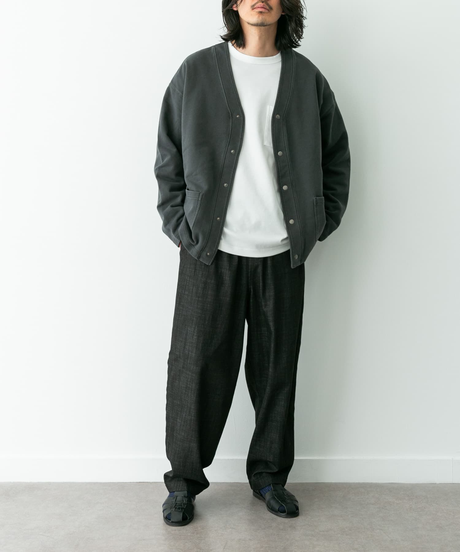 Sonny Label 「デニムライクイージーワイドパンツ」|デニム|