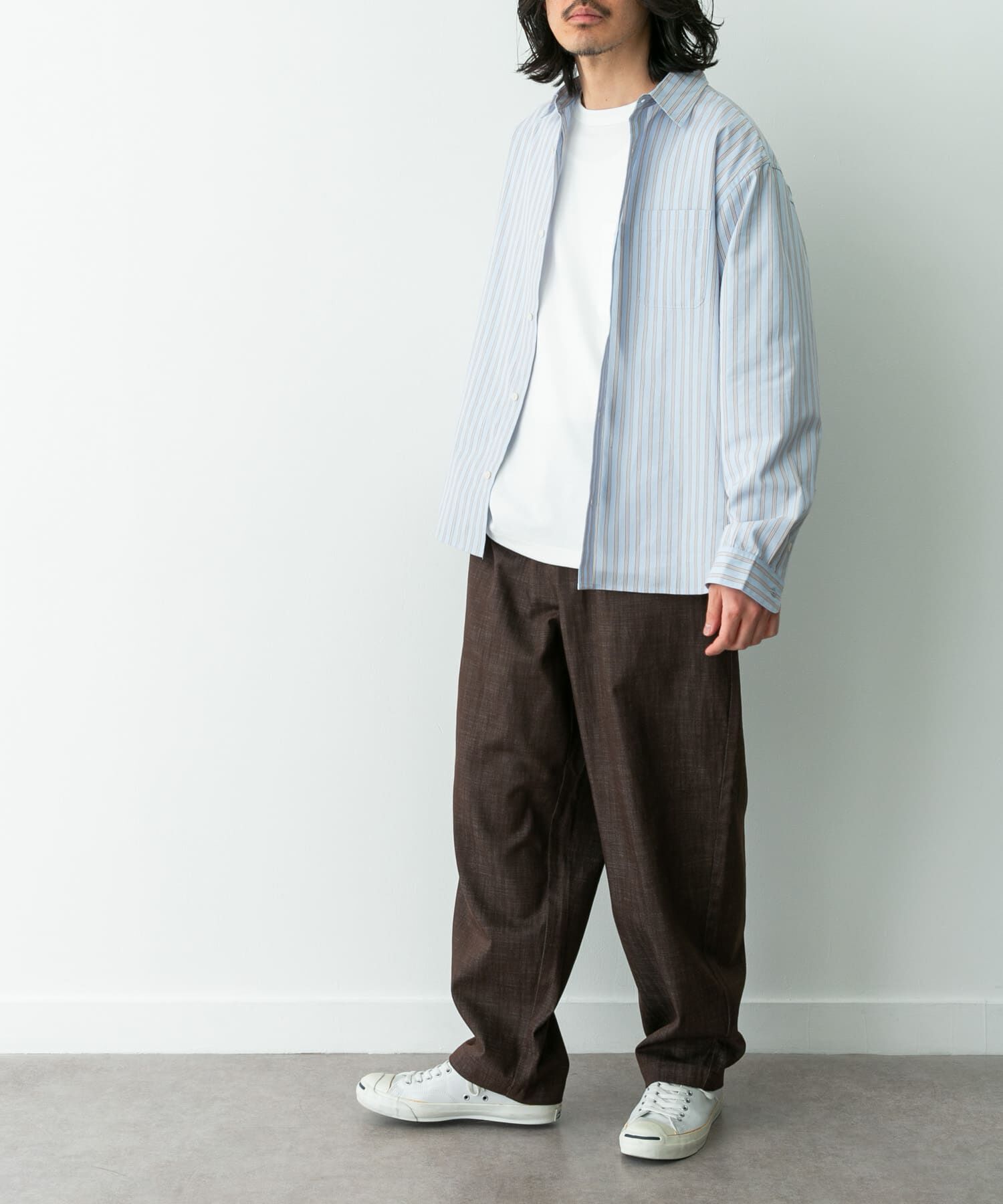 Sonny Label 「デニムライクイージーワイドパンツ」|デニム|