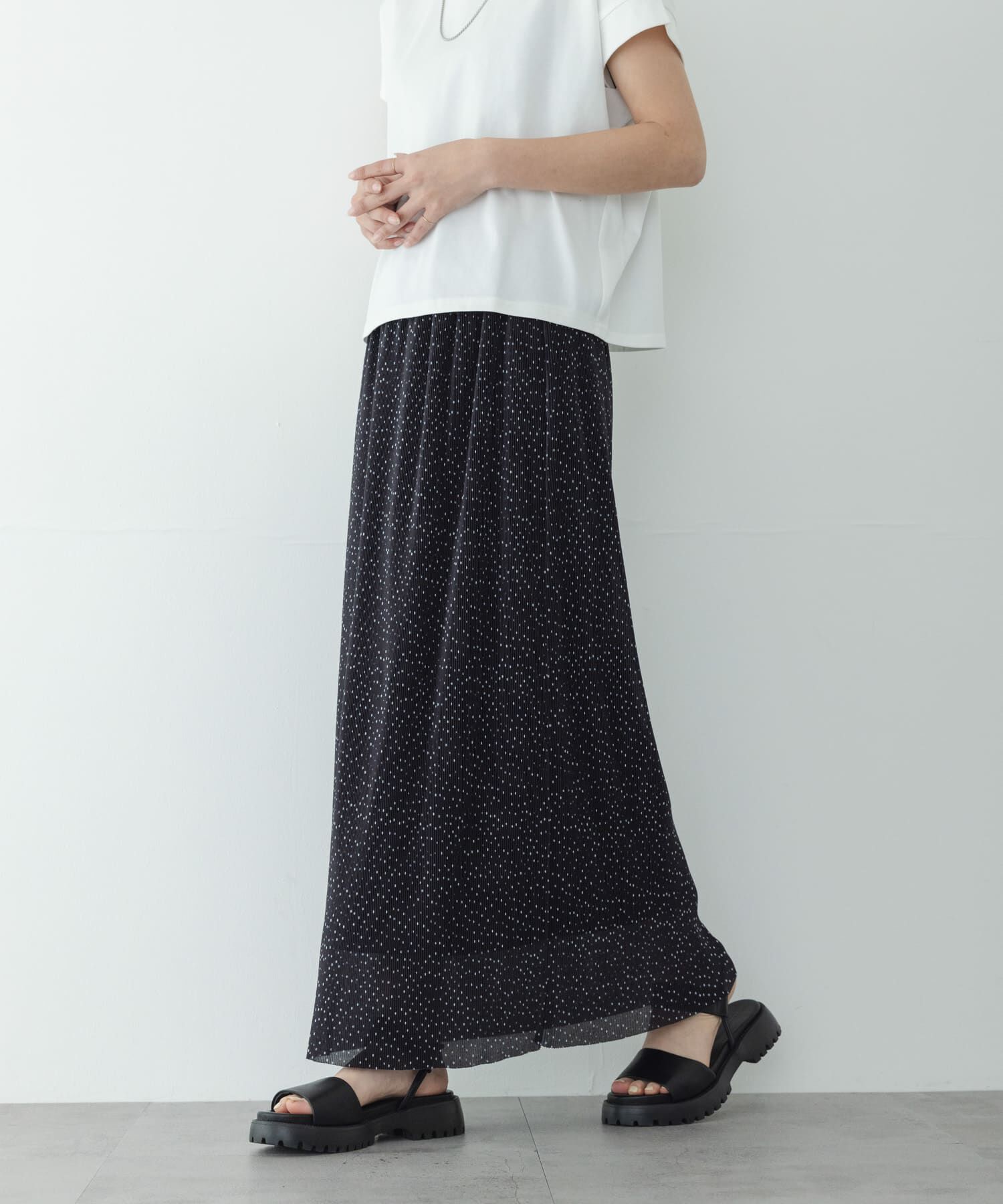 Sonny Label 「『WEB限定』マイクロプリーツイージースカート」|スカート|