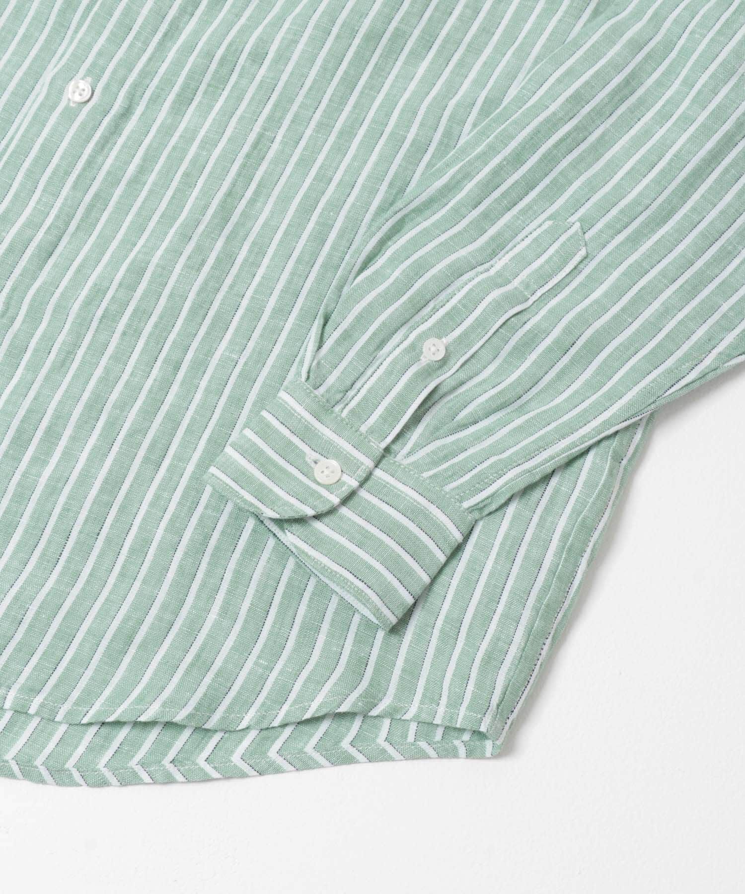 URBAN RESEARCH DOORS「FORK&SPOON　フレンチリネンロングスリーブシャツ」|シャツ・ブラウス|