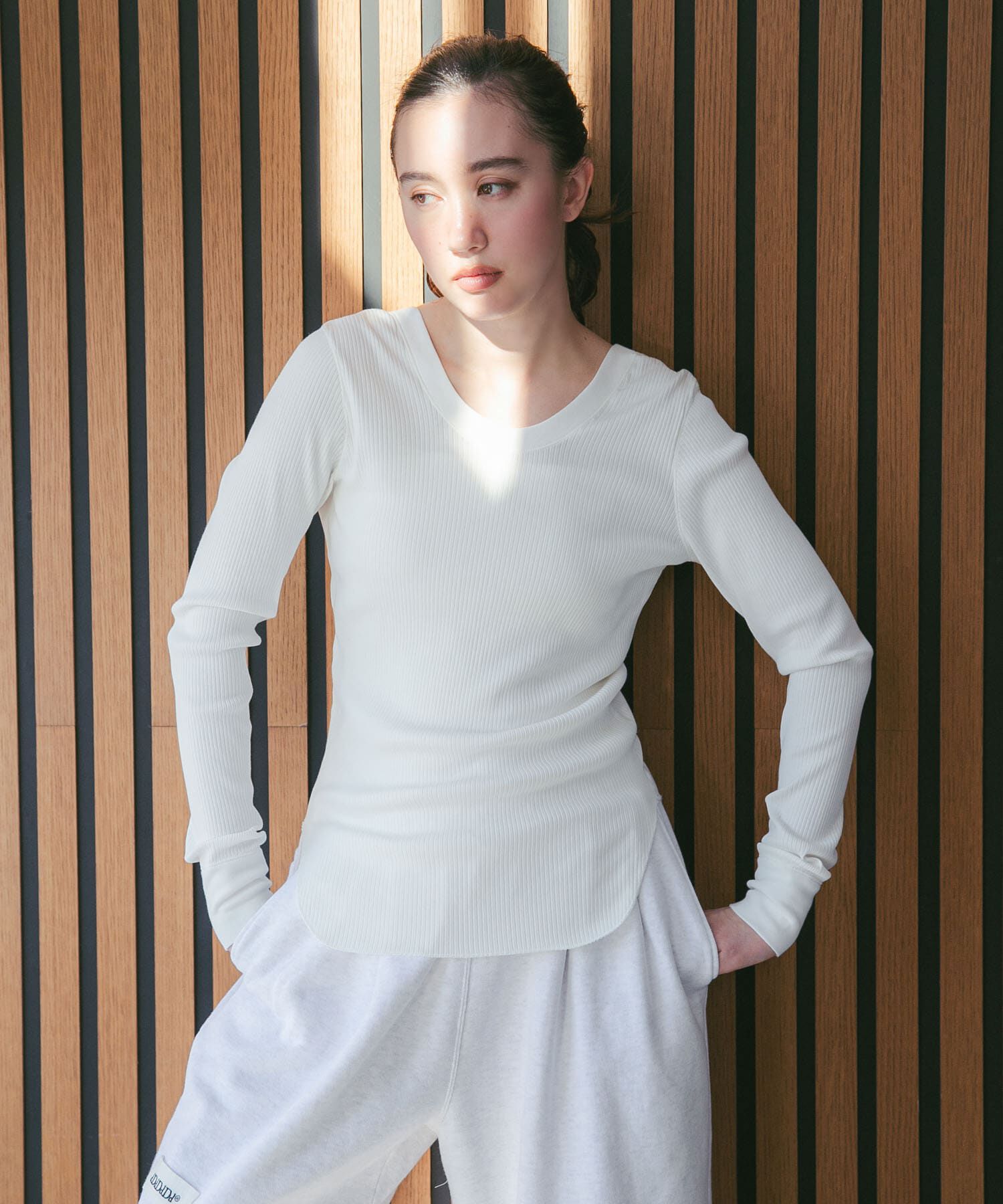 URBAN RESEARCH「『別注』HAKUJI&times;URBAN RESEARCH　ORGANIC COTTON LONG-SLEEVE PULLOVER」|Tシャツ・カットソー|