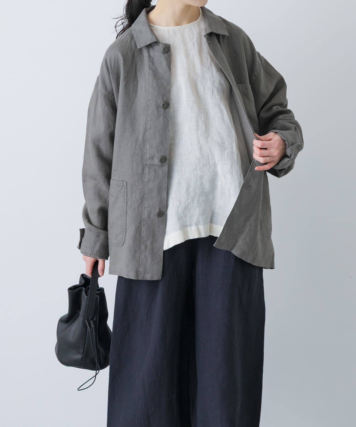 かぐれ「『ユニセックス』リネンカバーオール」|その他|