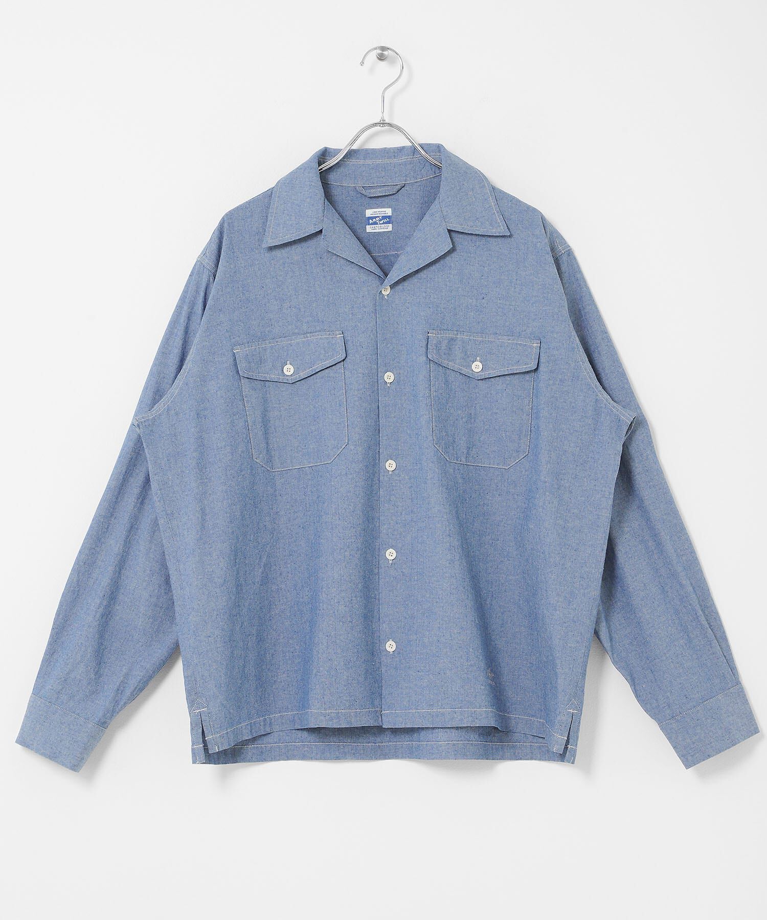 Sonny Label 「ARMY TWILL　CHAMBRAY OPEN COLLAR SHIRTS」|シャツ・ブラウス|