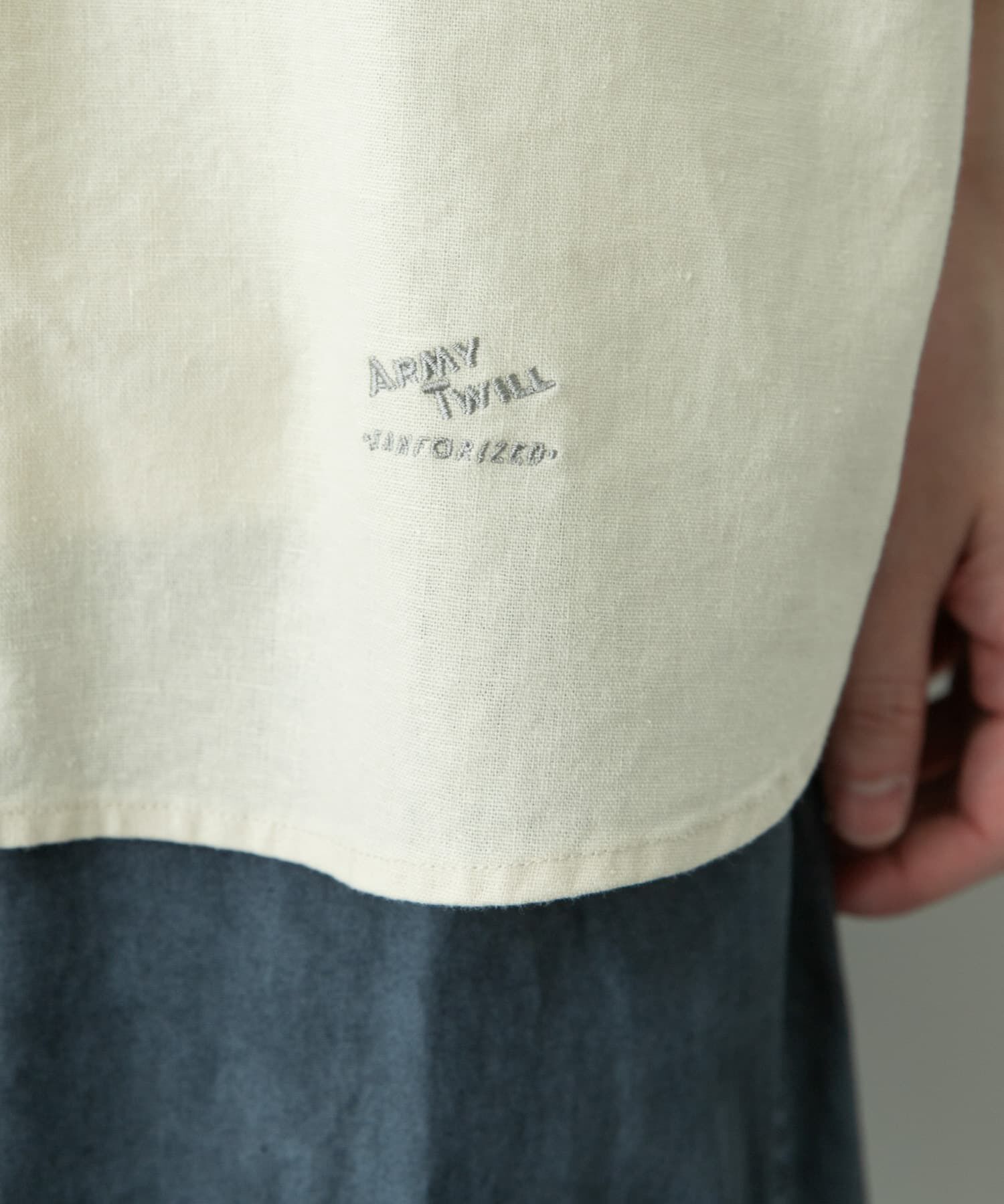 Sonny Label 「ARMY TWILL　COTTON LINEN UTILITYSHIRTS」|シャツ・ブラウス|