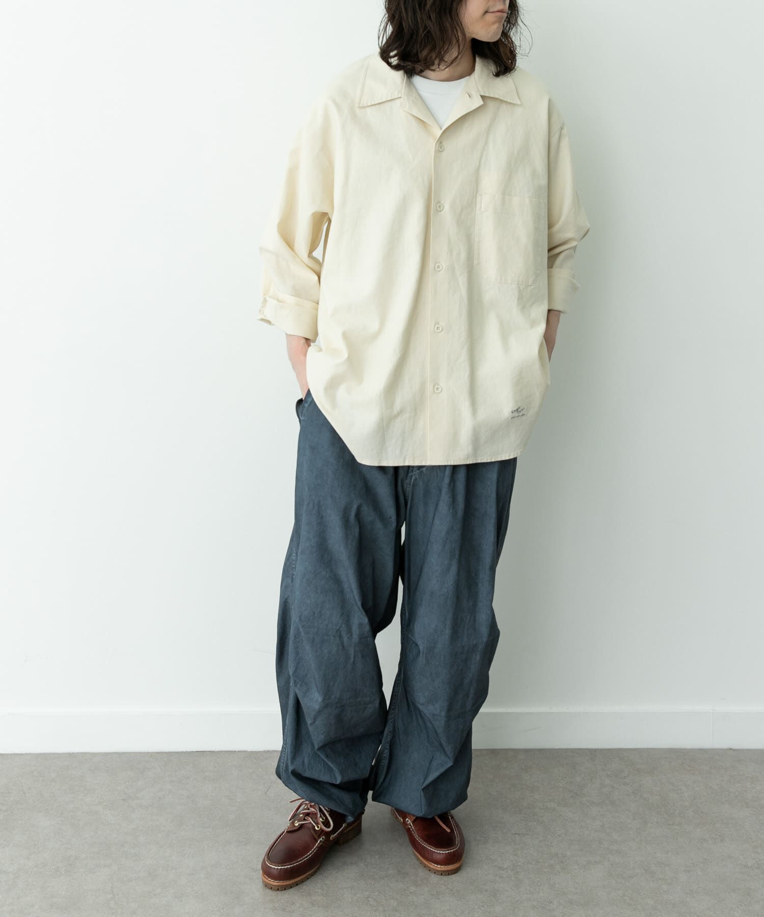 Sonny Label 「ARMY TWILL　COTTON LINEN UTILITYSHIRTS」|シャツ・ブラウス|