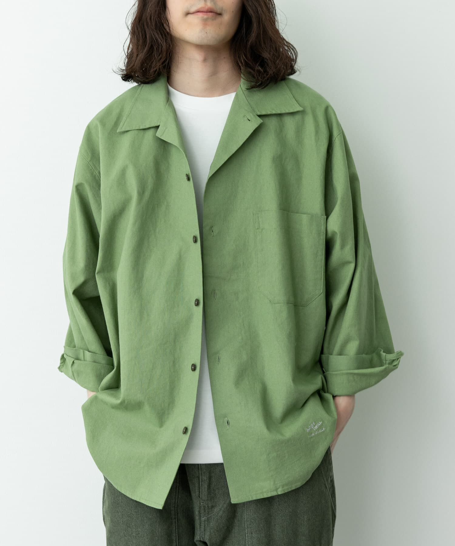 Sonny Label 「ARMY TWILL　COTTON LINEN UTILITYSHIRTS」|シャツ・ブラウス|