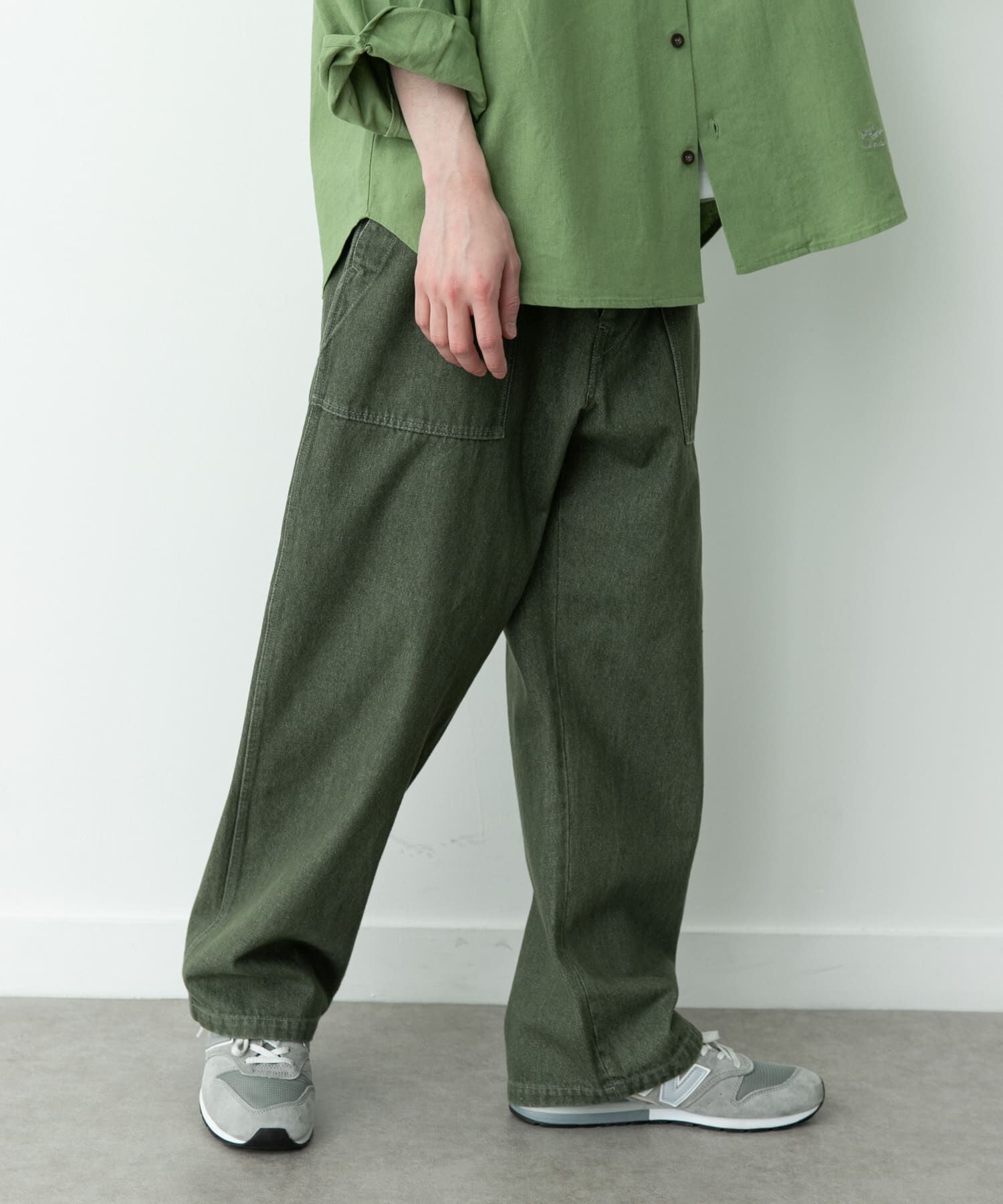 Sonny Label 「ARMY TWILL　COTTON LINEN UTILITYSHIRTS」|シャツ・ブラウス|