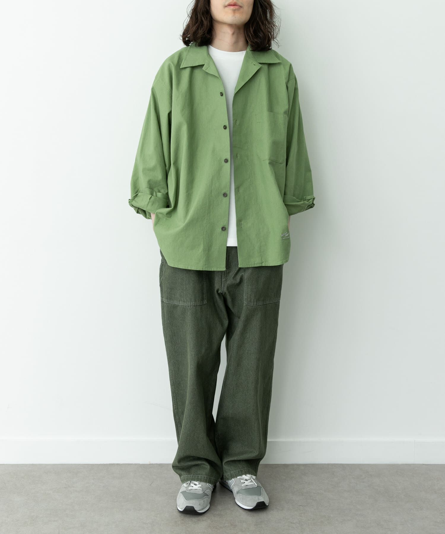 Sonny Label 「ARMY TWILL　COTTON LINEN UTILITYSHIRTS」|シャツ・ブラウス|