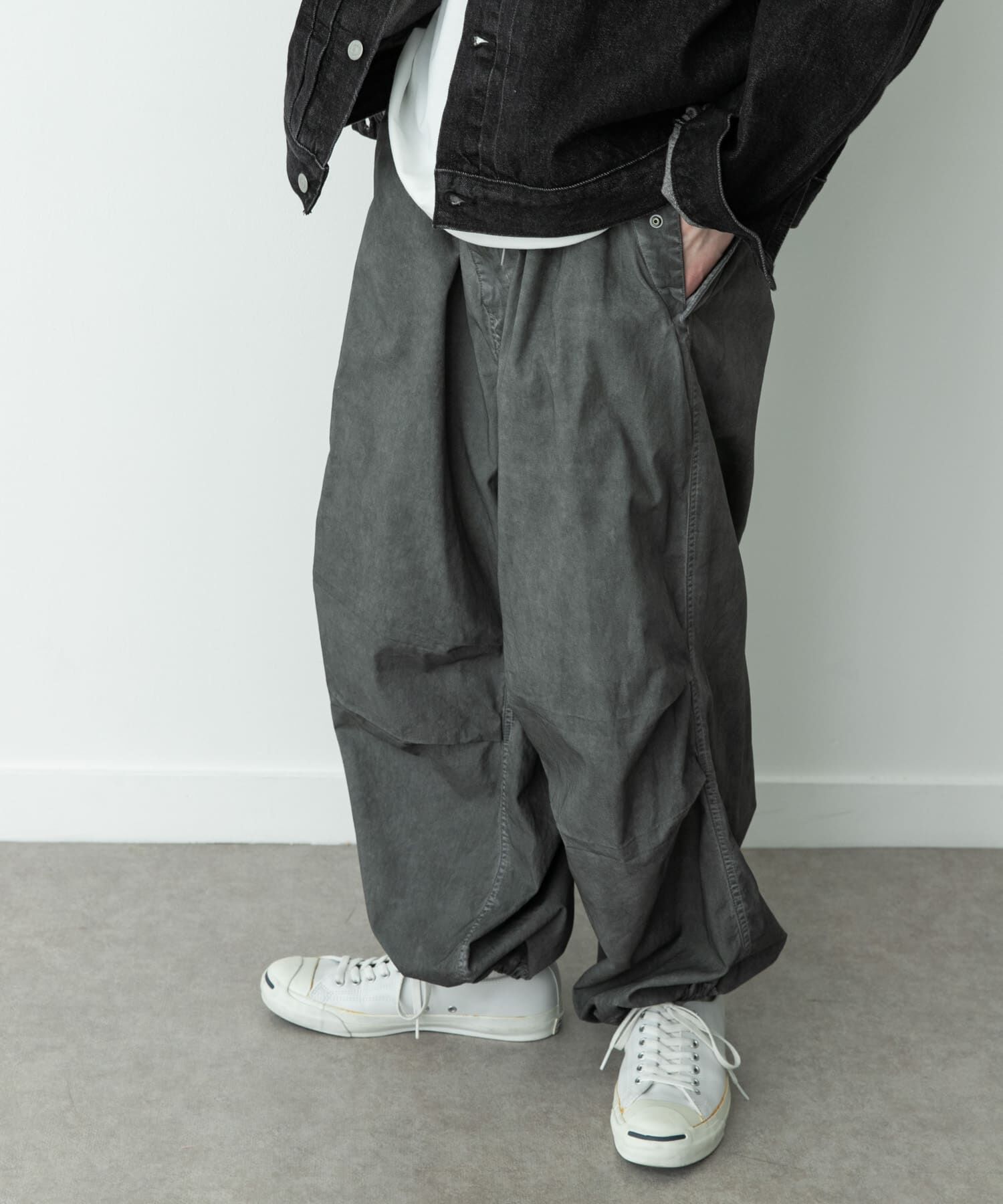 Sonny Label 「ARMY TWILL　UNEVEN DYEING OVER PANTS」|その他|チャコールグレー