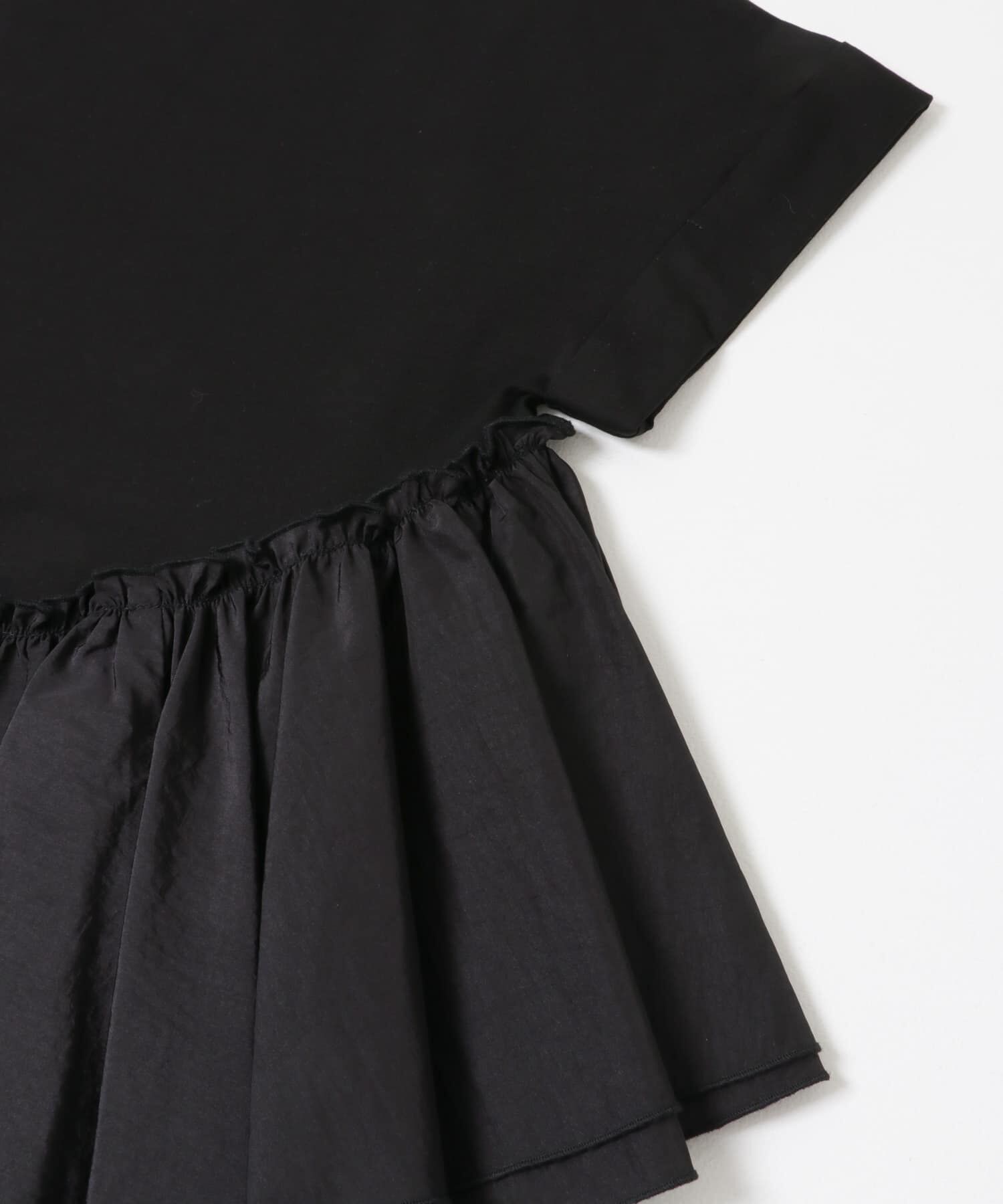 URBAN RESEARCH ROSSO「タフタドッキングティアードTEEブラウス」|Tシャツ・カットソー|