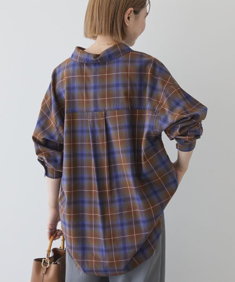 AMERICAN HOLIC「ビエラ起毛チェックシャツ」|シャツ・ブラウス|
