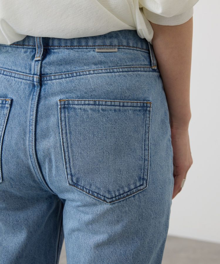 AMERICAN HOLIC「セミフレアデニムパンツ」|デニム|