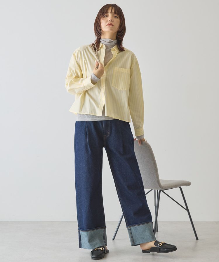 AMERICAN HOLIC「ロールアップデニムパンツ」|デニム|