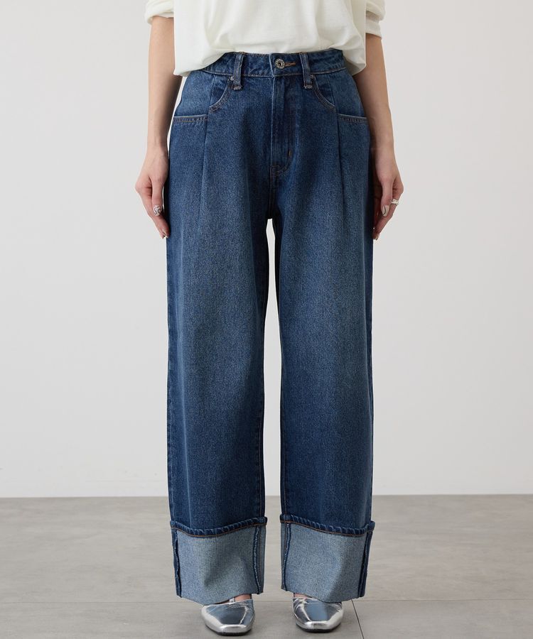 AMERICAN HOLIC「ロールアップデニムパンツ」|デニム|