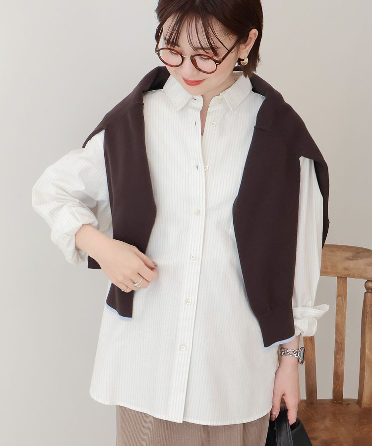 AMERICAN HOLIC「【UVカット】オックスベーシックシャツ」|シャツ・ブラウス|