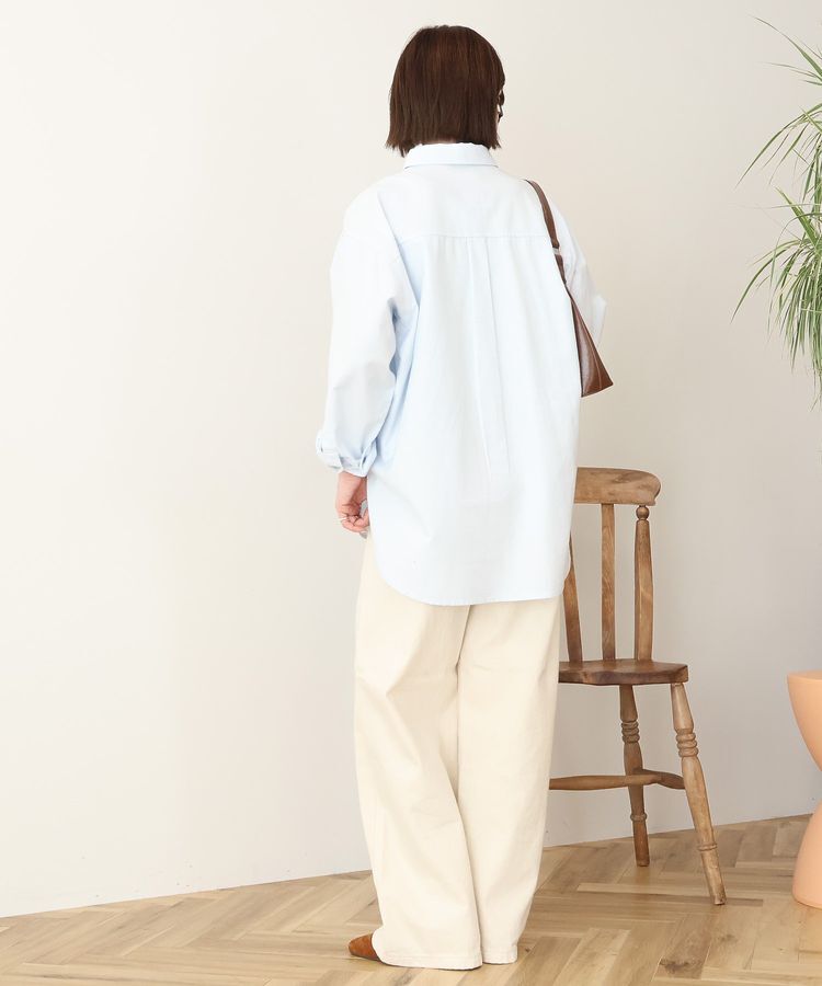 AMERICAN HOLIC「【UVカット】オックスベーシックシャツ」|シャツ・ブラウス|