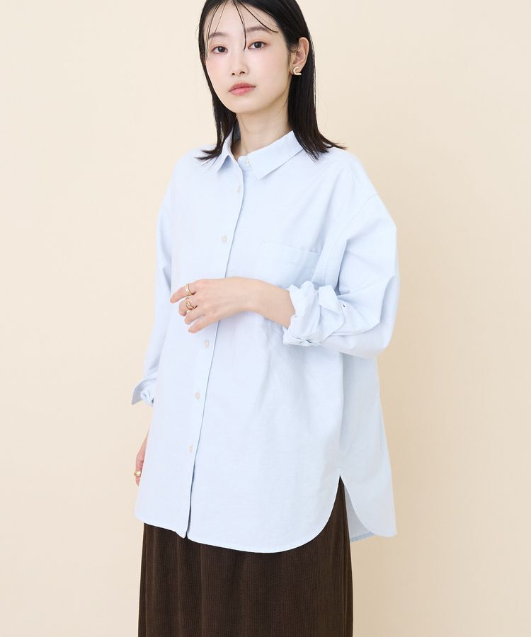 AMERICAN HOLIC「【UVカット】オックスベーシックシャツ」|シャツ・ブラウス|