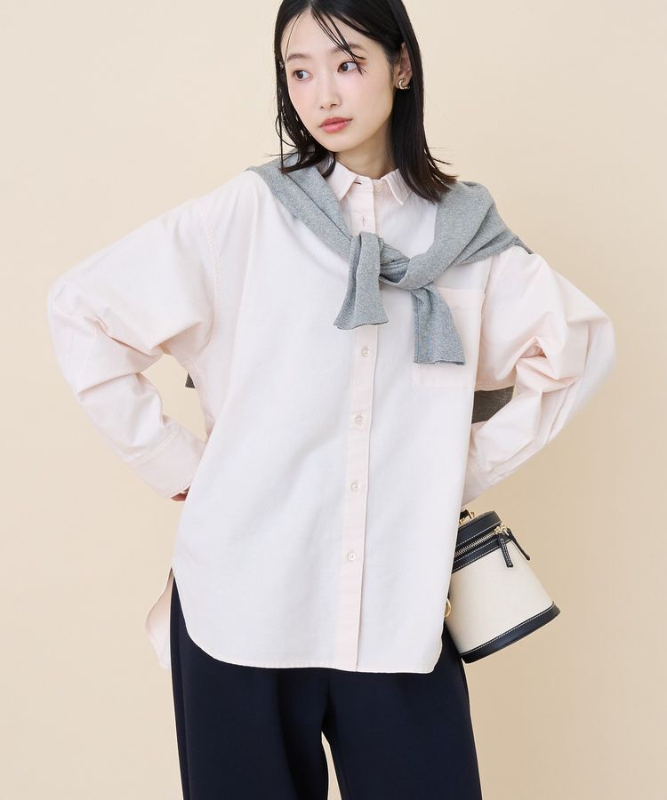 AMERICAN HOLIC「【UVカット】オックスベーシックシャツ」|シャツ・ブラウス|