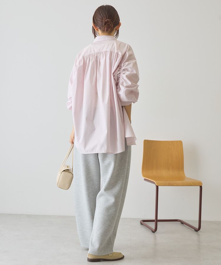 AMERICAN HOLIC「【イージーケア】バックギャザーリボンシャツ」|シャツ・ブラウス|
