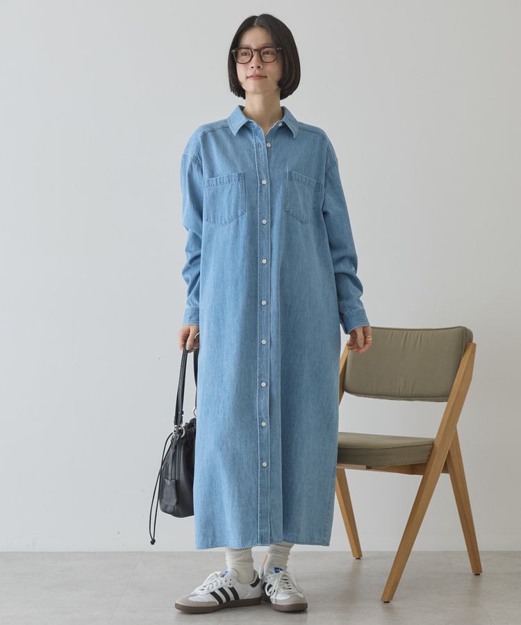 AMERICAN HOLIC「デニムシャツワンピース」|ワンピース|