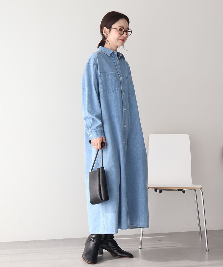 AMERICAN HOLIC「デニムシャツワンピース」|ワンピース|