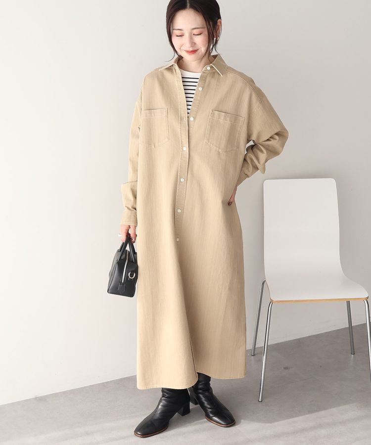 AMERICAN HOLIC「デニムシャツワンピース」|ワンピース|