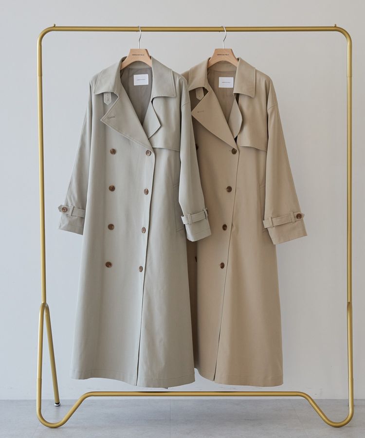 AMERICAN HOLIC「ロングトレンチコート」|トレンチコート|
