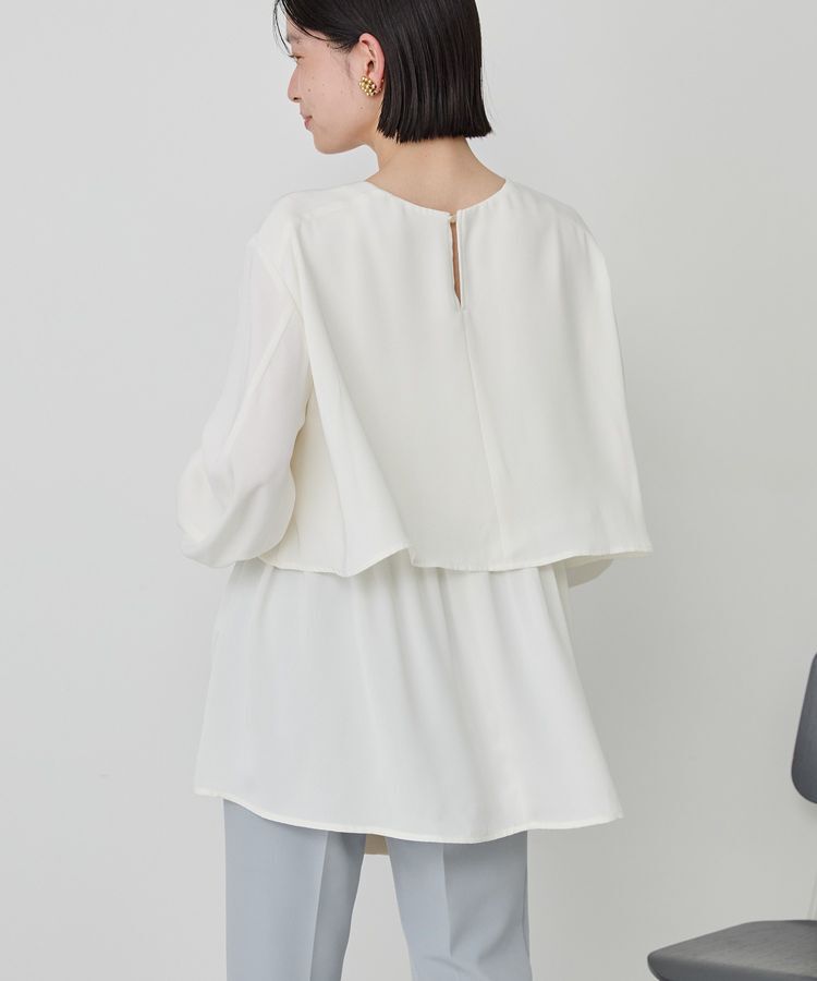 AMERICAN HOLIC「【イージーケア】Wクロスティアードブラウス」|シャツ・ブラウス|