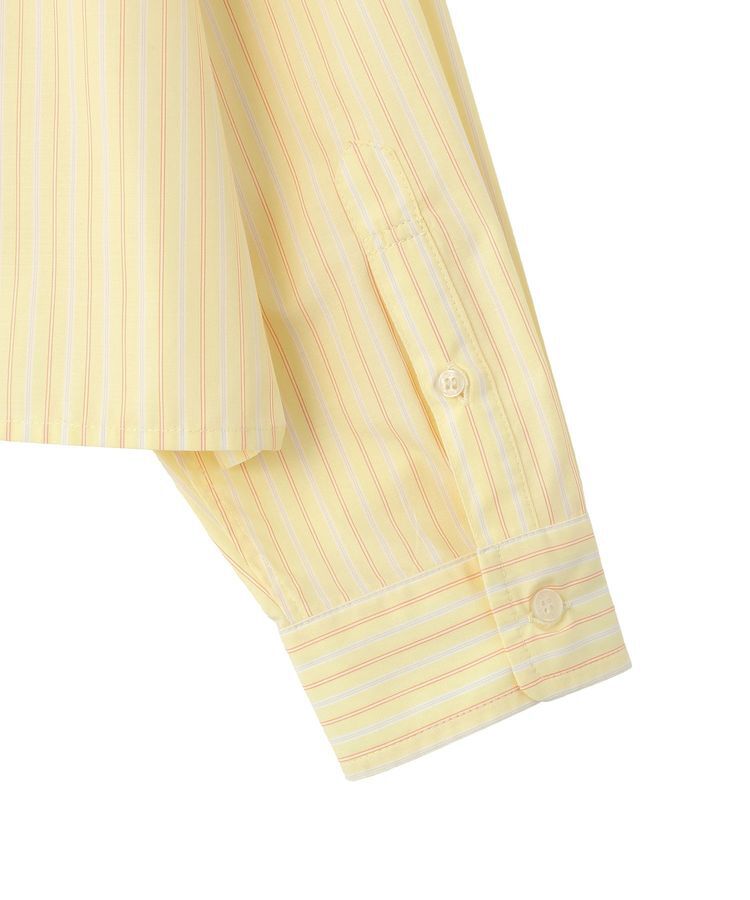 AMERICAN HOLIC「【イージーケア】ショート丈ストライプシャツ」|シャツ・ブラウス|