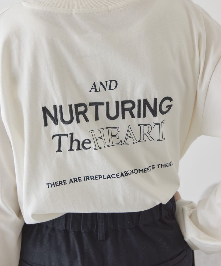 AMERICAN HOLIC「NURTURING 刺繍ロゴロンT」|Tシャツ・カットソー|
