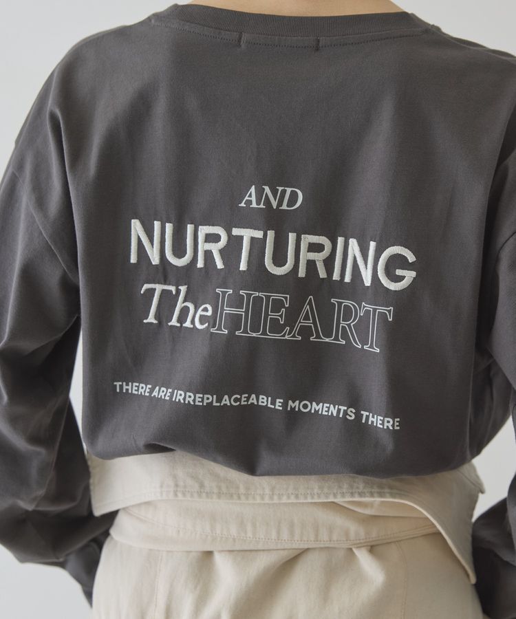 AMERICAN HOLIC「NURTURING 刺繍ロゴロンT」|Tシャツ・カットソー|