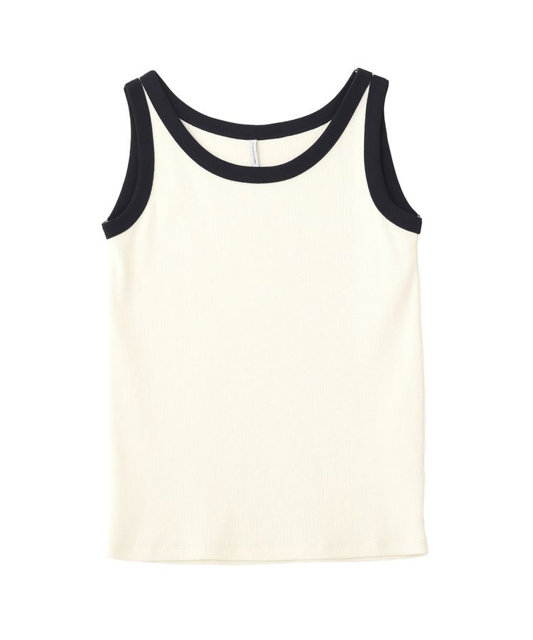 AMERICAN HOLIC「【抗菌防臭】バイカラーテレコタンクトップ」|インナー|