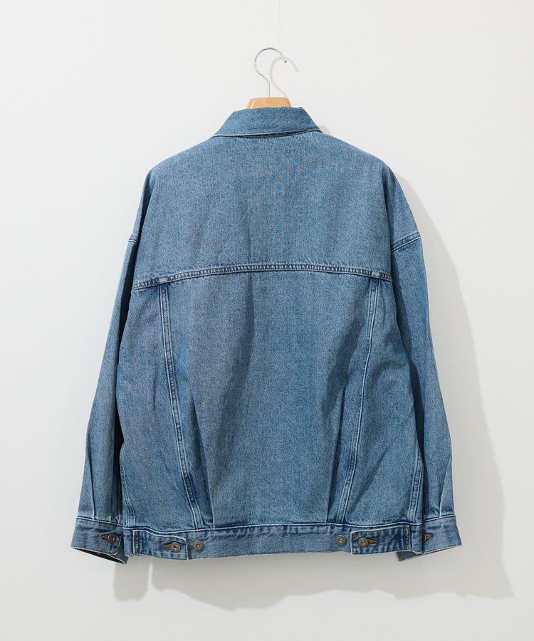 AMERICAN HOLIC「ロング丈デニムジャケット」|テーラードジャケット|