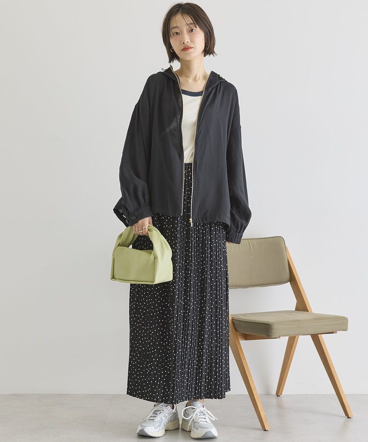 AMERICAN HOLIC「【接触冷感】フーディーシアーブルゾン」|ブルゾン・スタジャン|