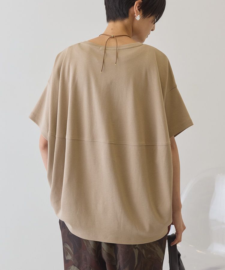 AMERICAN HOLIC「【接触冷感+UVカット】半袖コクーンカットプルオーバー」|Tシャツ・カットソー|