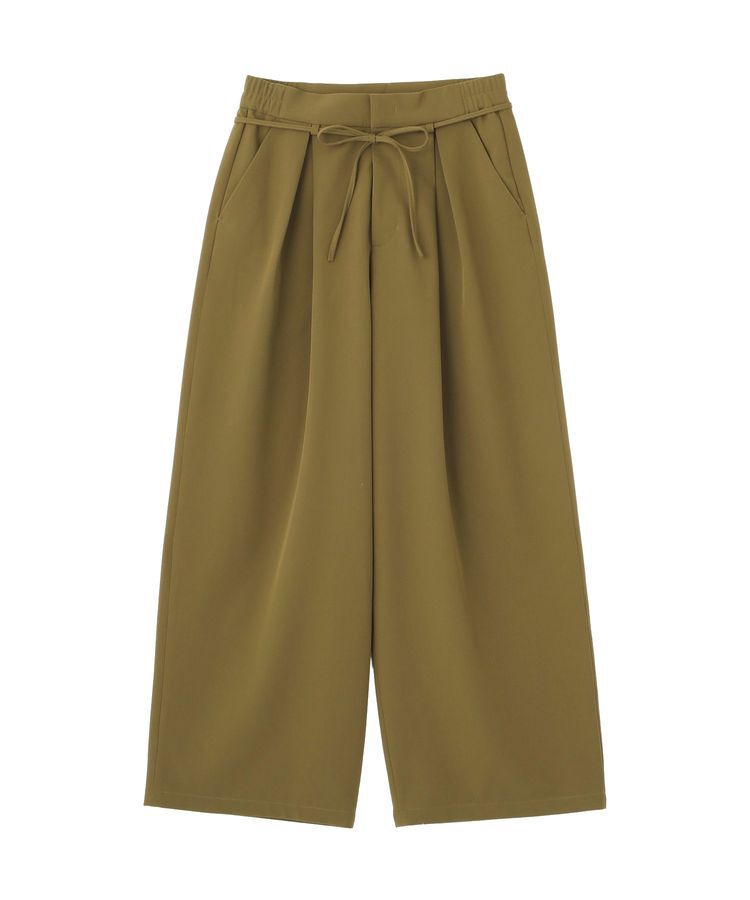 AMERICAN HOLIC「【イージーケア】リボン付きタックワイドパンツ」|その他|