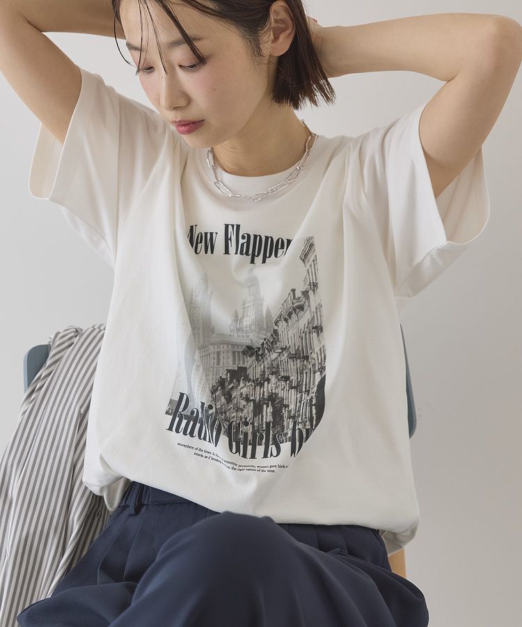 AMERICAN HOLIC「フォトプリント半袖Tシャツ」|Tシャツ・カットソー|