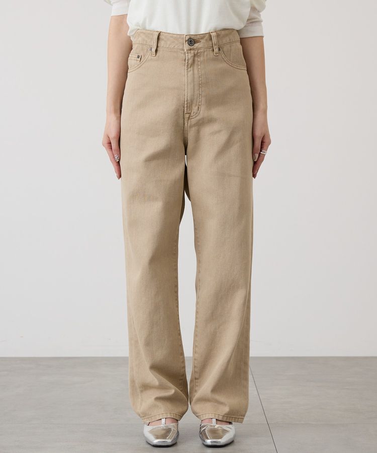 AMERICAN HOLIC「ルーズストレートカラーデニムパンツ」|デニム|