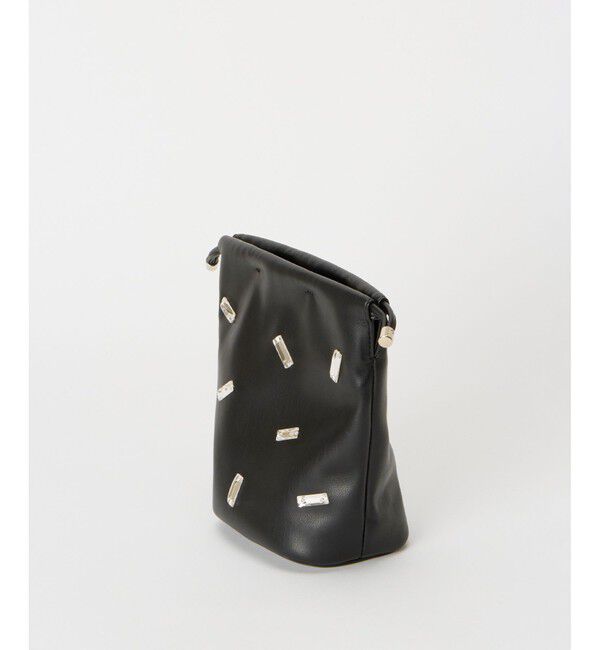 allureville「フェイクレザービジューポシェット ショルダーバッグ」|ショルダー・メッセンジャー|