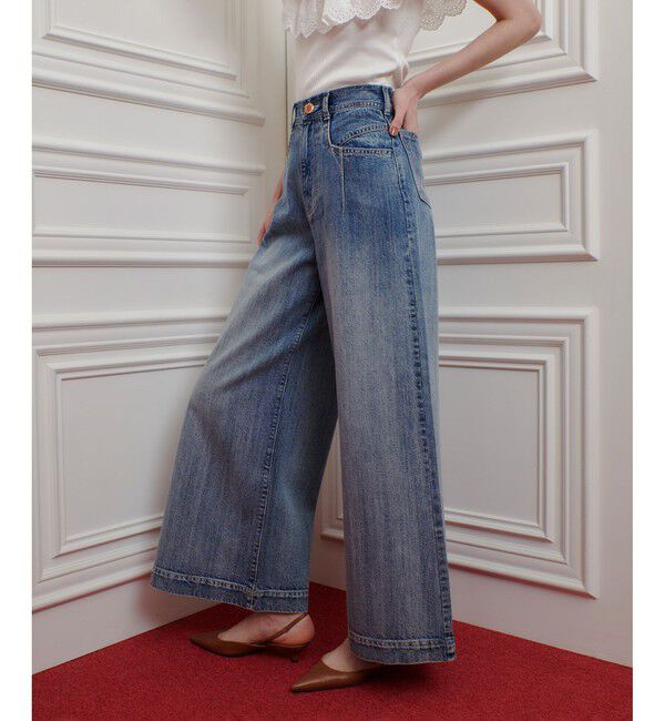 LOULOU WILLOUGHBY「◇【LOULOU WILLOUGHBY】デニムバギーパンツ」|デニム|