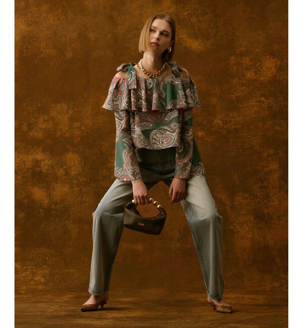 LOULOU WILLOUGHBY「【LOULOU WILLOUGHBY】ボーイフレンドデニムパンツ」|デニム|