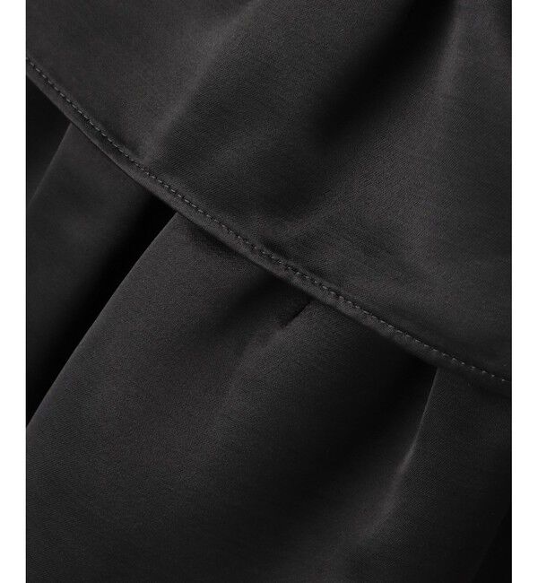 LOULOU WILLOUGHBY「【LOULOU WILLOUGHBY】トリアセサテンティアードスカート」|スカート|